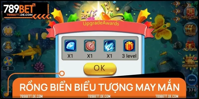 Hệ thống rồng biển trong game Bắn cá rồng cực kỳ ấn tượng