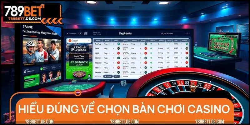Cách chọn bàn chơi casino đúng là nền tảng để tạo lợi thế