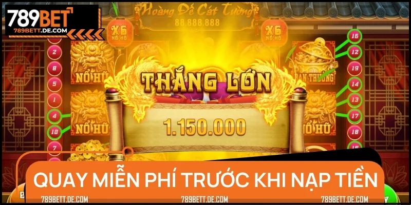 Vòng quay thử giúp người mới nắm được cách chơi