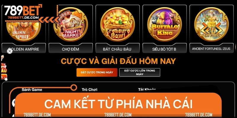 Nhà cái cam kết thực hiệu theo quy định đặt ra