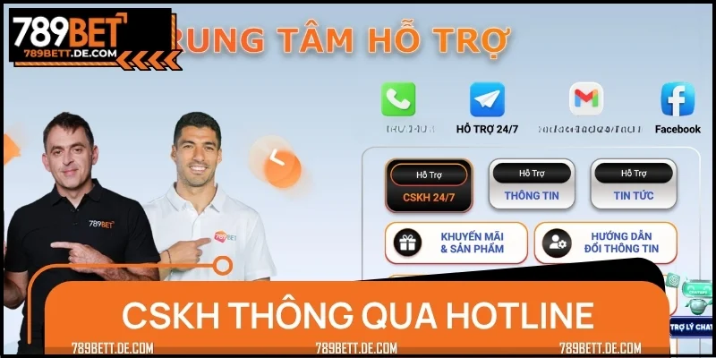 Hotline luôn có nhân viên trực máy hỗ trợ