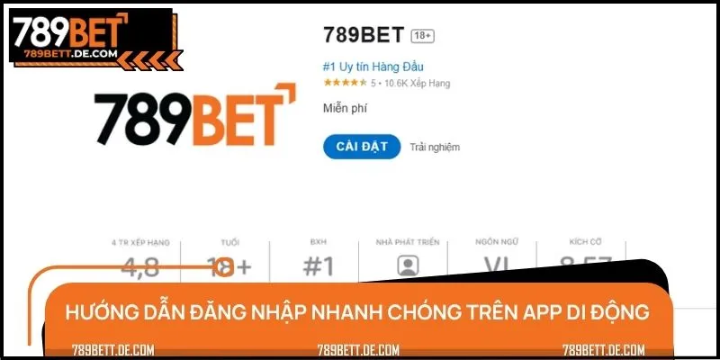 Các bước truy cập tài khoản trên ứng dụng di động thành công 100%