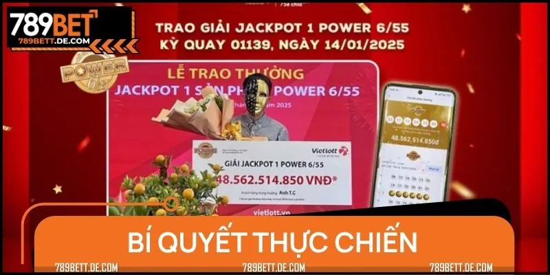 Áp dụng bí quyết thực chiến khi chọn số Power 6/55
