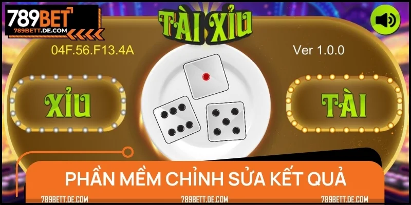 Phần mềm chỉnh sửa kết quả được tích hợp